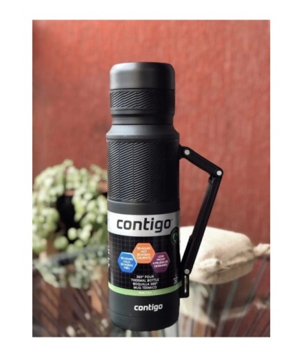 CONTİGO 1.2 LT  TERMOS SIZDIRMAZ KAPAK SİYAH